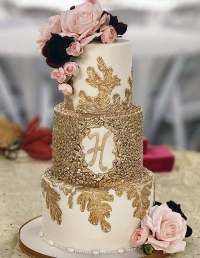 50th Golden Anniversary Cake
