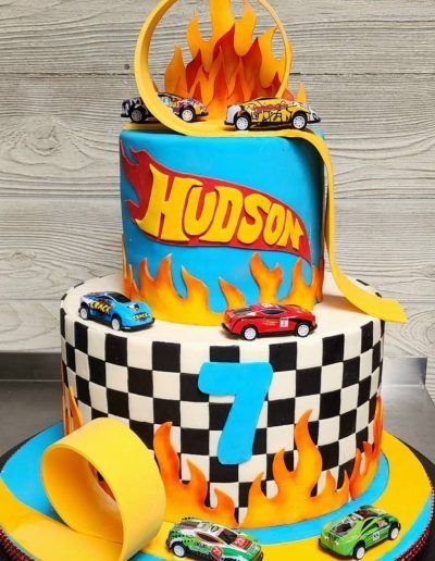 hot wheels birthday cake